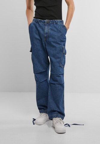 2Y Studios Loose fit Cargo Jeans 'Alan' in Blue: front