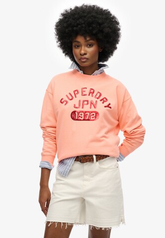 Superdry & Co Sweatshirt in Orange: front