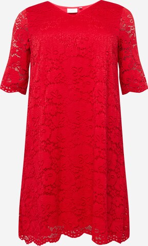 ONLY Carmakoma Kleid 'SUMMER' in Rot: predná strana