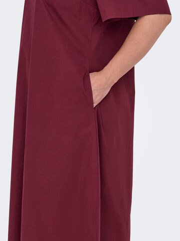 Robe 'CARLina' ONLY Carmakoma en rouge