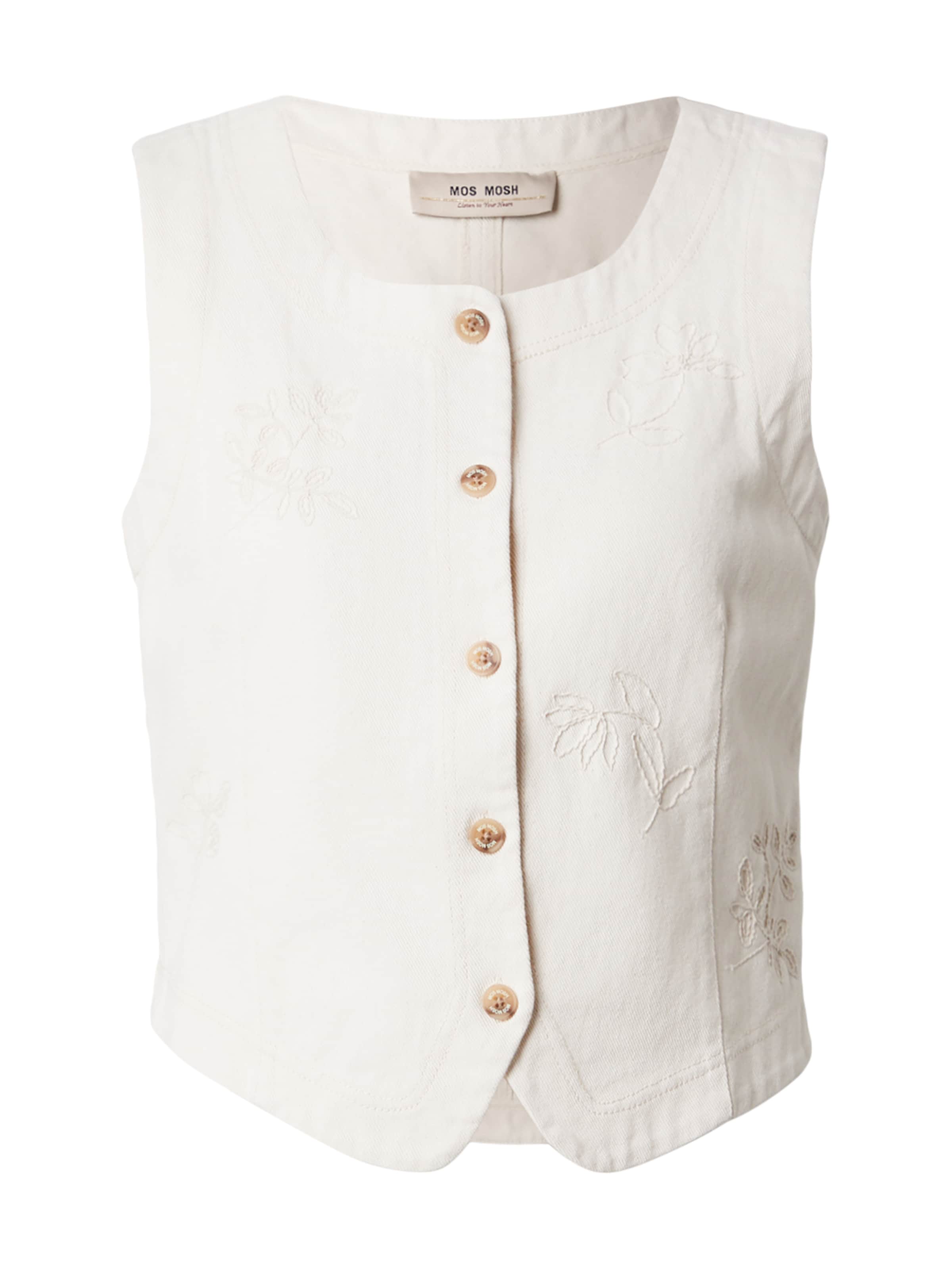 MOS MOSH Жилетка 'MMDonia Rinna' в Белый: спереди