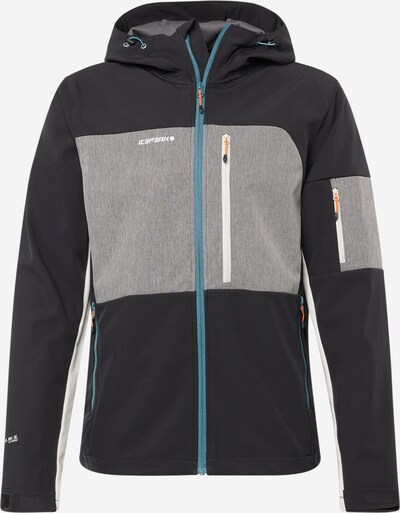 ICEPEAK Športna jakna | cijansko modra / siva / črna / bela barva, Prikaz izdelka