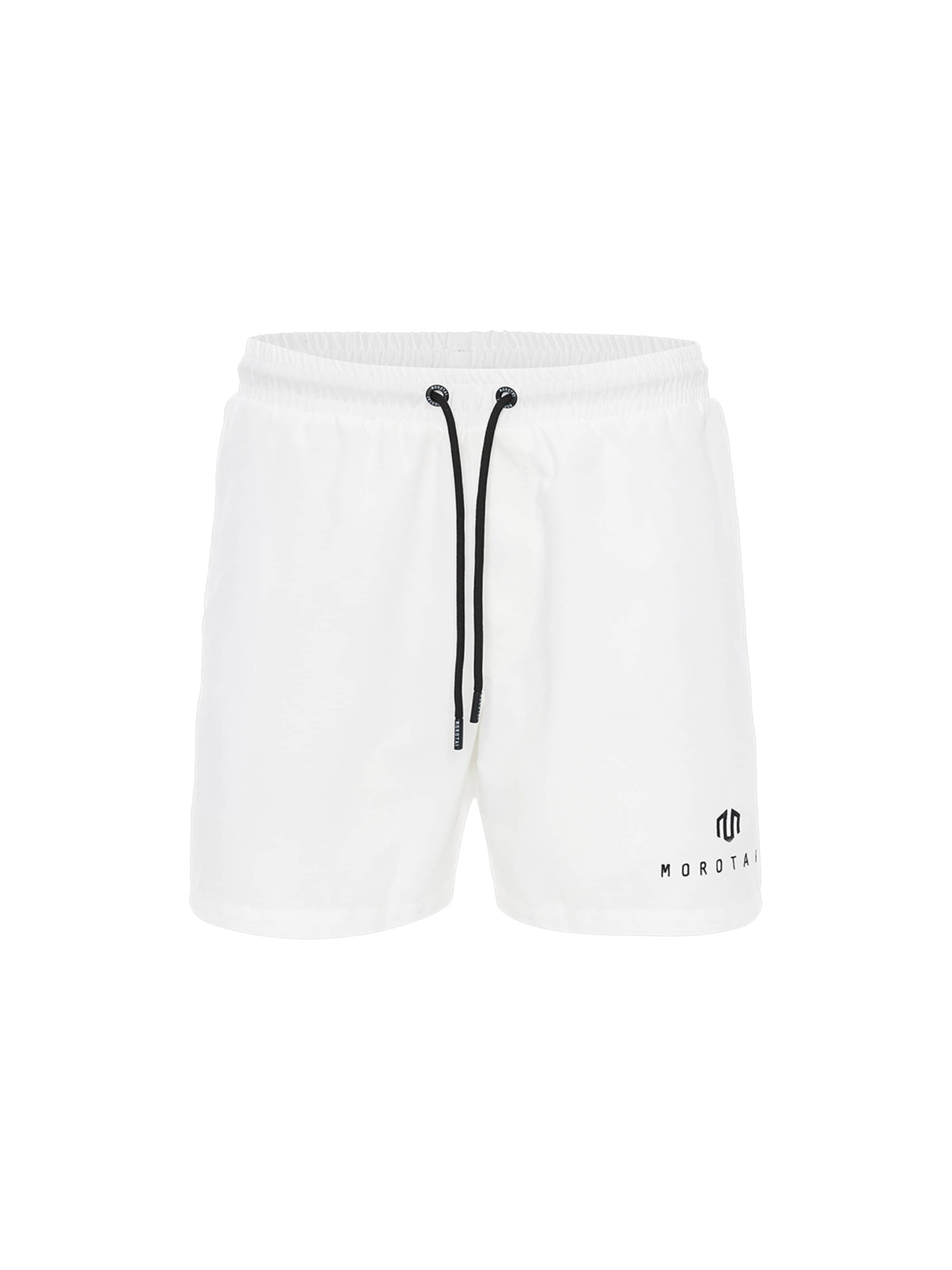 Pantaloncini da bagno 'ESSENTIAL' di MOROTAI in bianco: frontale