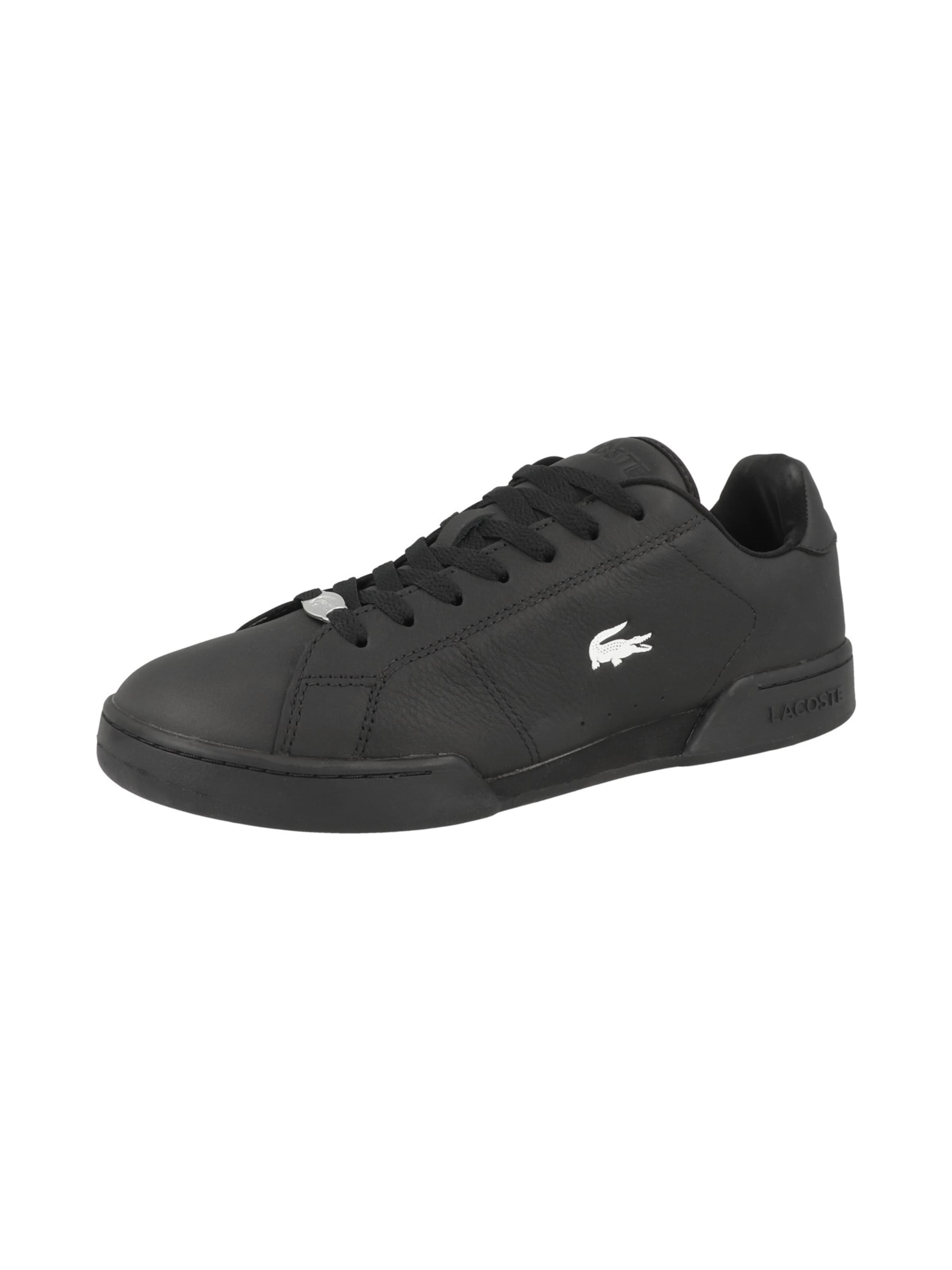 Baskets basses 'Carnaby Cup' LACOSTE en noir : devant
