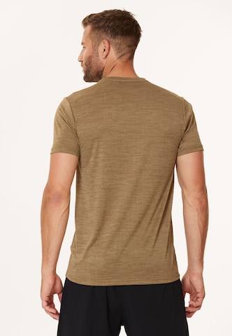 T-Shirt fonctionnel 'PORTOFINO' ENDURANCE en marron