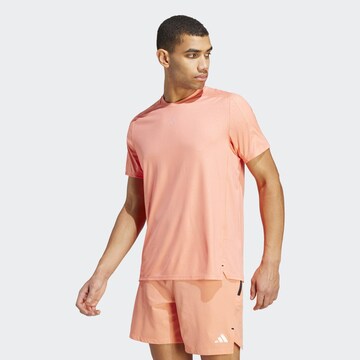 ADIDAS PERFORMANCE Functioneel shirt 'Workout' in Oranje: voorkant