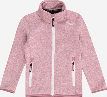 CMP Fleece jas in Roze: voorkant