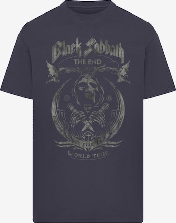 F4NT4STIC Shirt 'Black Sabbath The End World Tour' in Blue: front