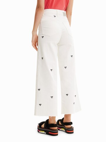 Desigual Wide leg Τζιν σε λευκό