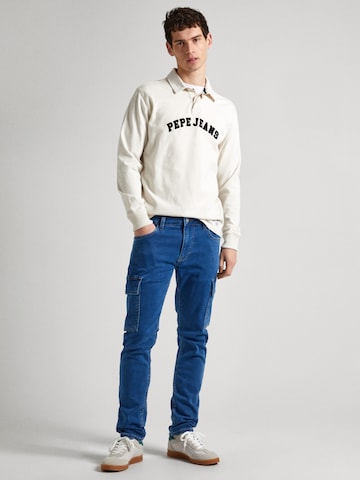 Pepe Jeans Tapered Cargo Jeans in Blue