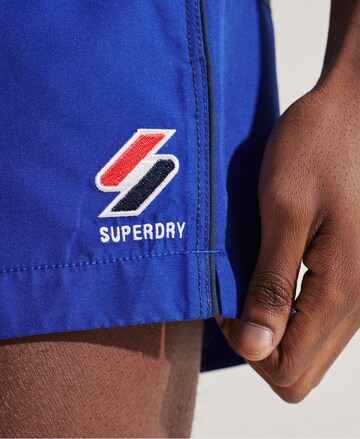 Superdry Zwemshorts in Blauw