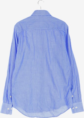 Bertoni Button Up Shirt in M in Blue