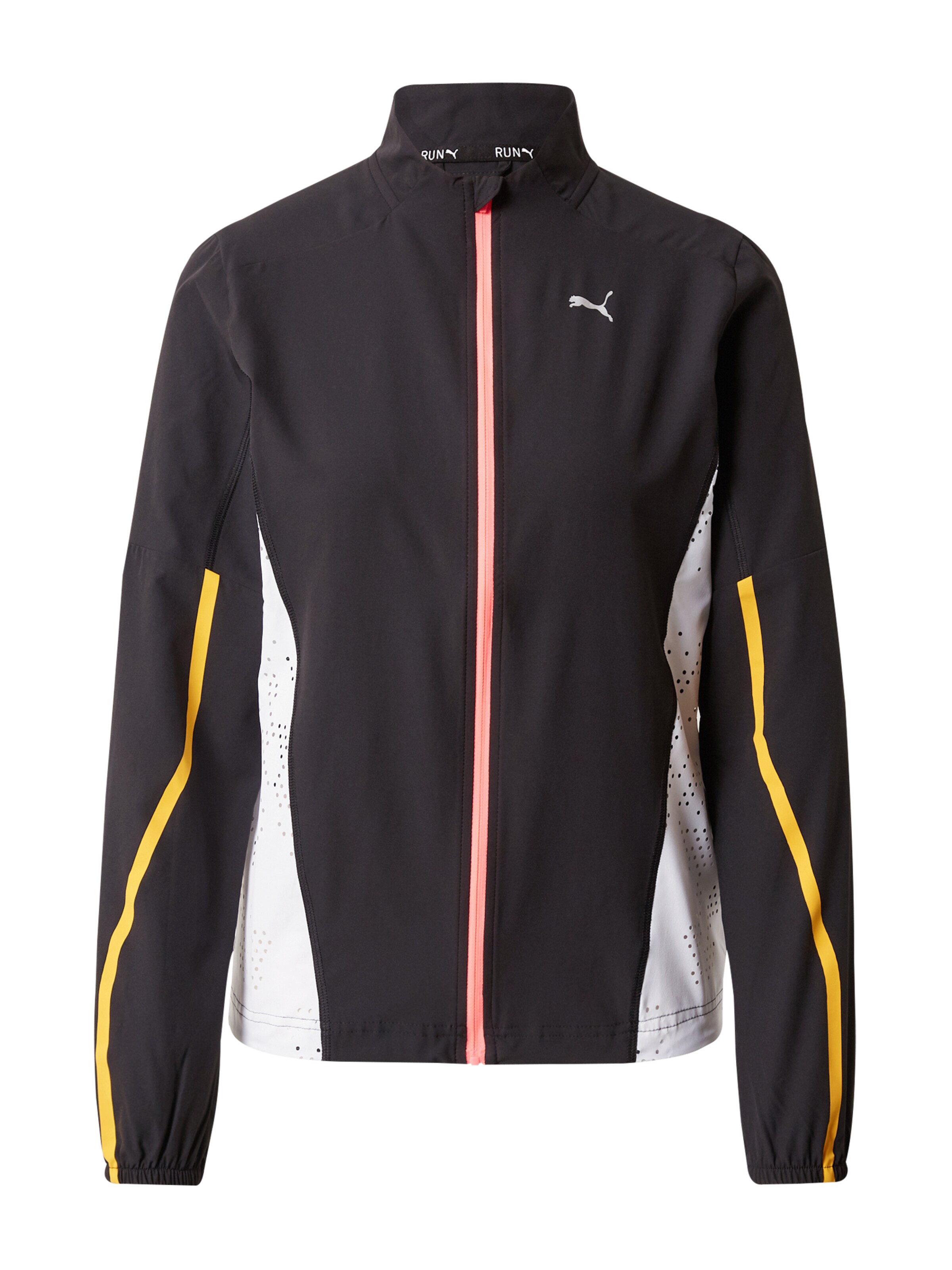 PUMA Sportjacke in Schwarz: Vorderseite