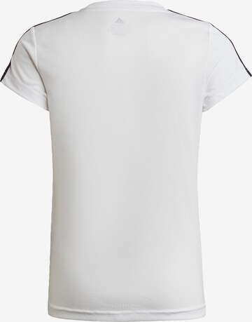T-Shirt fonctionnel '3-Stripes' ADIDAS SPORTSWEAR en blanc