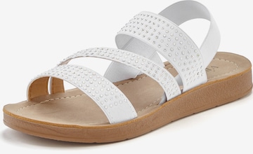 VIVANCE Sandale in Weiß: Vorderseite