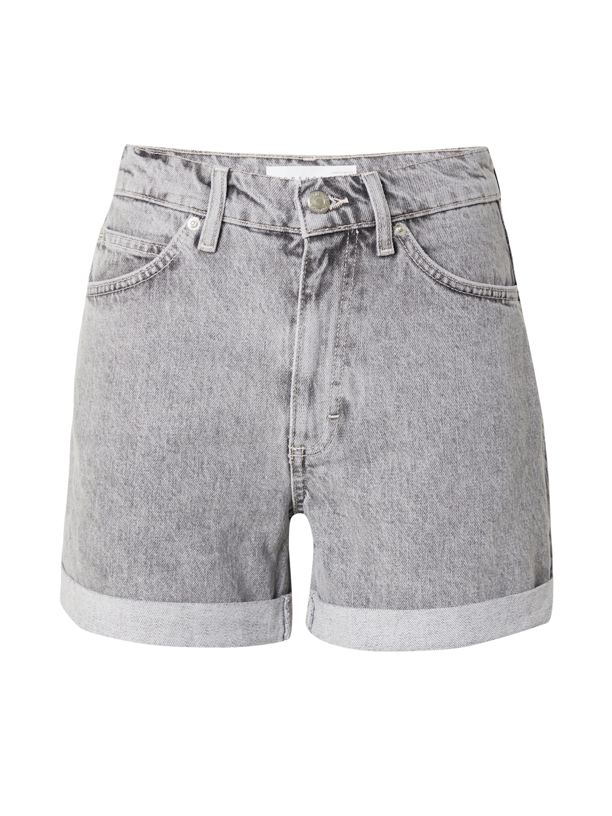 TOPSHOP Слим Джинсы в Серый: спереди