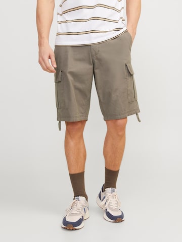 JACK & JONES - Regular Calças cargo 'Cole Barkley' em castanho: frente