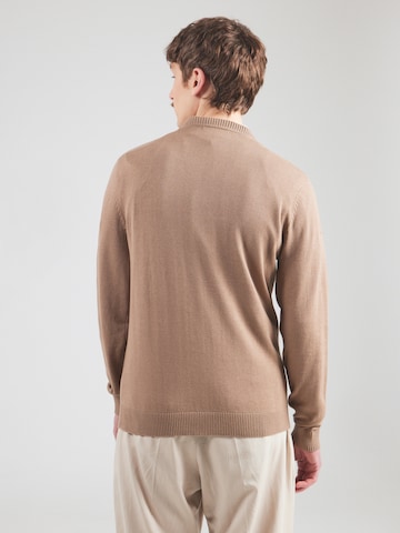 SELECTED Pullover 'SLHBERG' in Beige: Rückseite