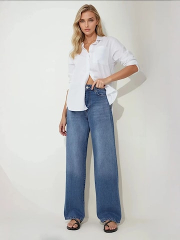 Wide leg Jeans di Hiccup in blu
