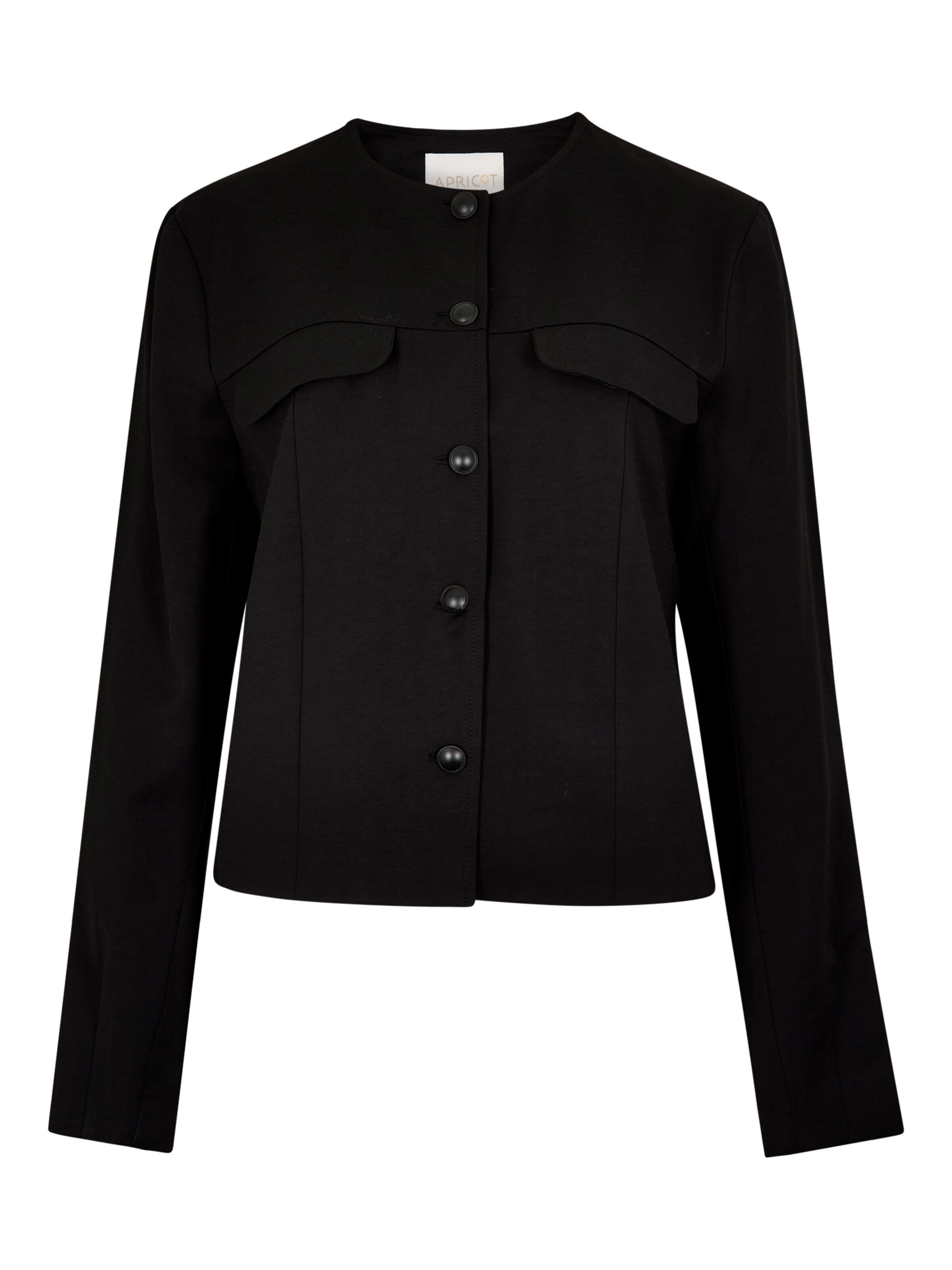 Giacca di mezza stagione di Apricot in nero: frontale
