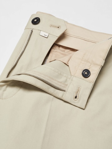 Regular Pantalon à plis 'Modica' MANGO MAN en beige