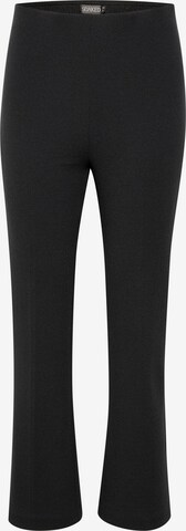 Bootcut Pantalon à plis 'Bea ' SOAKED IN LUXURY en noir : devant