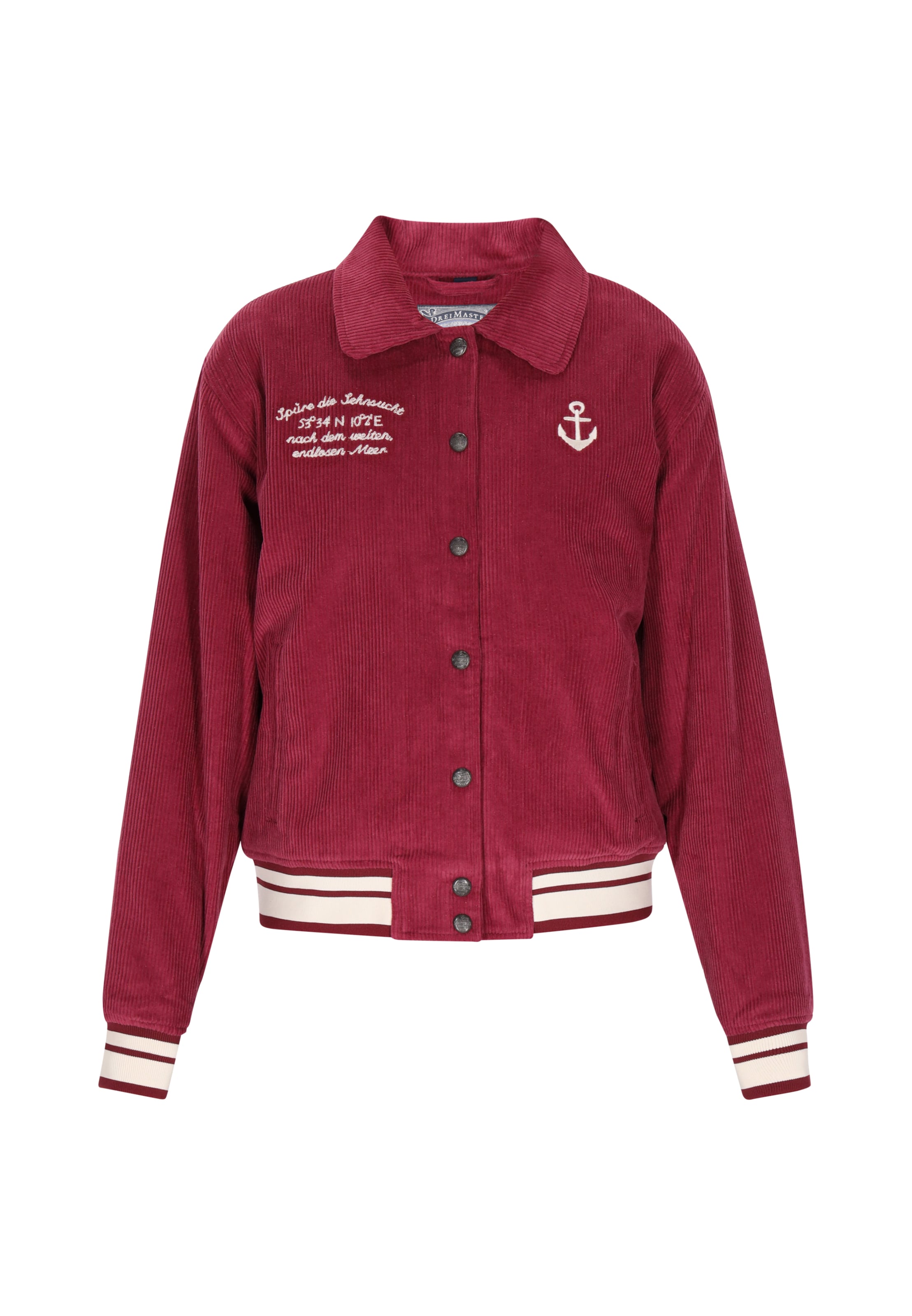 DreiMaster Vintage Between-season jacket in Red: front