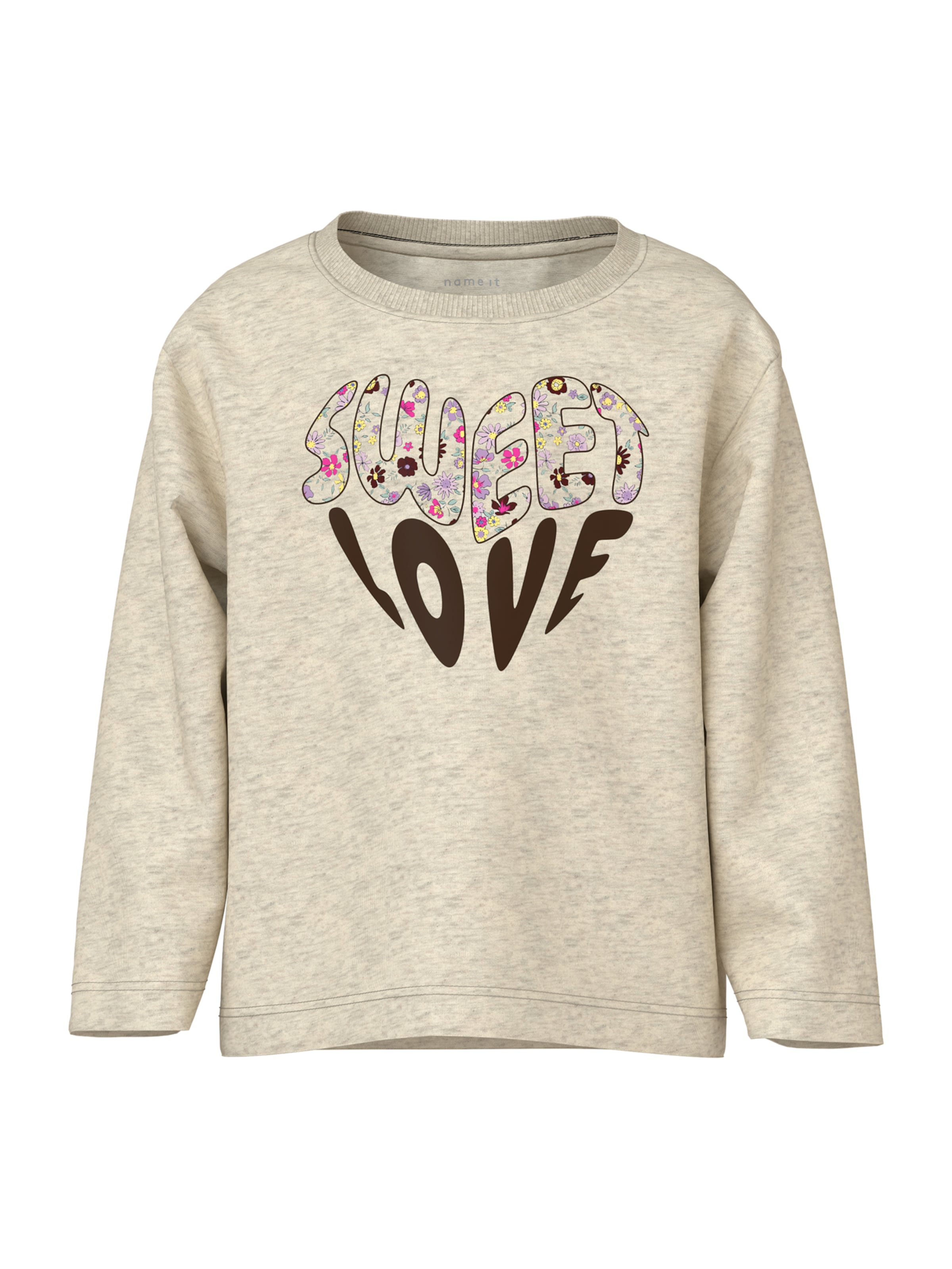 NAME IT Bluser & t-shirts 'NMFNILINEA' i beige: forside