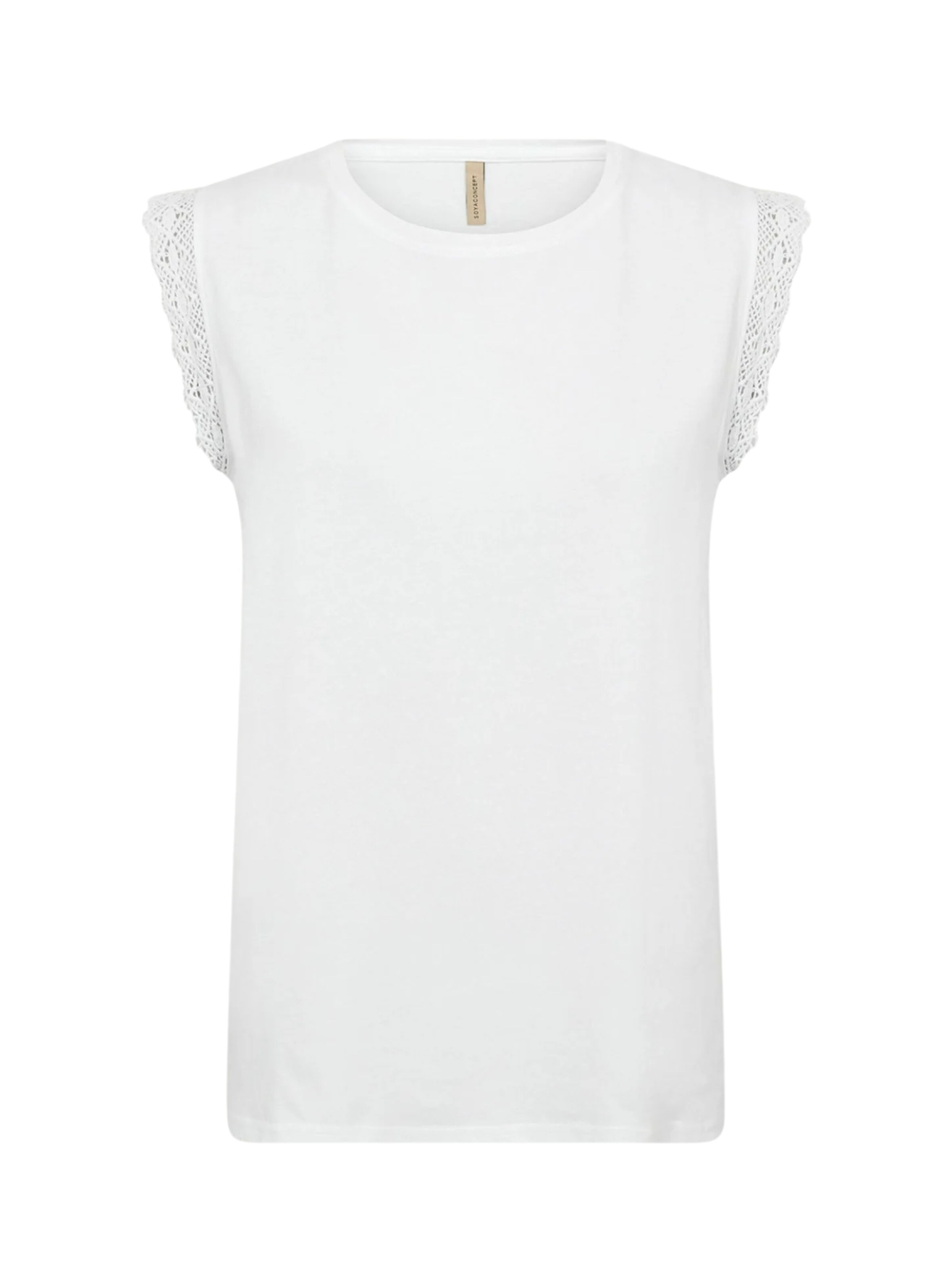 Soyaconcept Top ' SC-DERBY ' in White: front