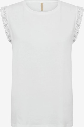 Haut ' SC-DERBY ' Soyaconcept en blanc : devant