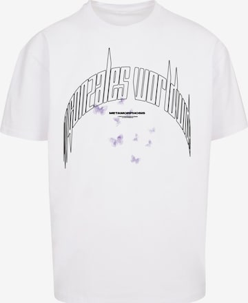 MJ Gonzales T-Shirt 'Metamorphose' in Weiß: predná strana
