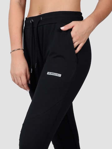 MOROTAI Slimfit Sporthose 'LIGHT TERRY' in Schwarz
