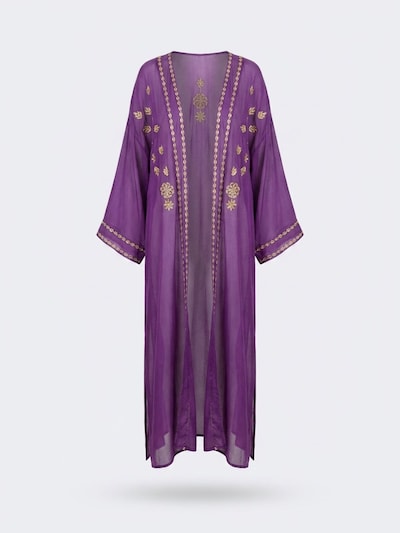 Kimono 'Kimono Long Bethany' in S-M Miss June di colore blu violetto, Visualizzazione prodotti