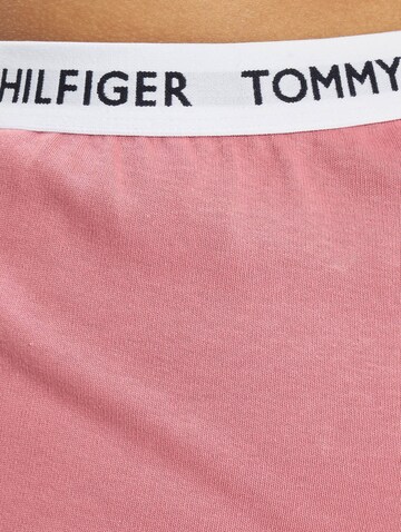 Tommy Hilfiger Underwear Zúžený strih Pyžamové nohavice - ružová