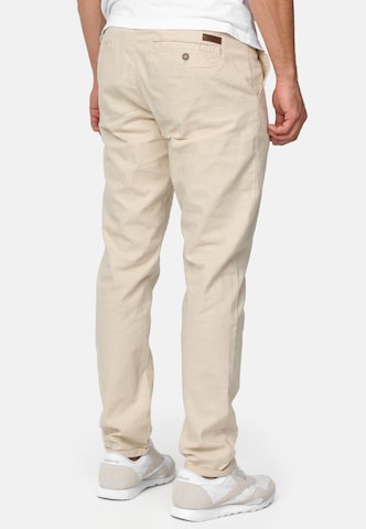 INDICODE JEANS Regular Hose 'Haverfiel' in Beige