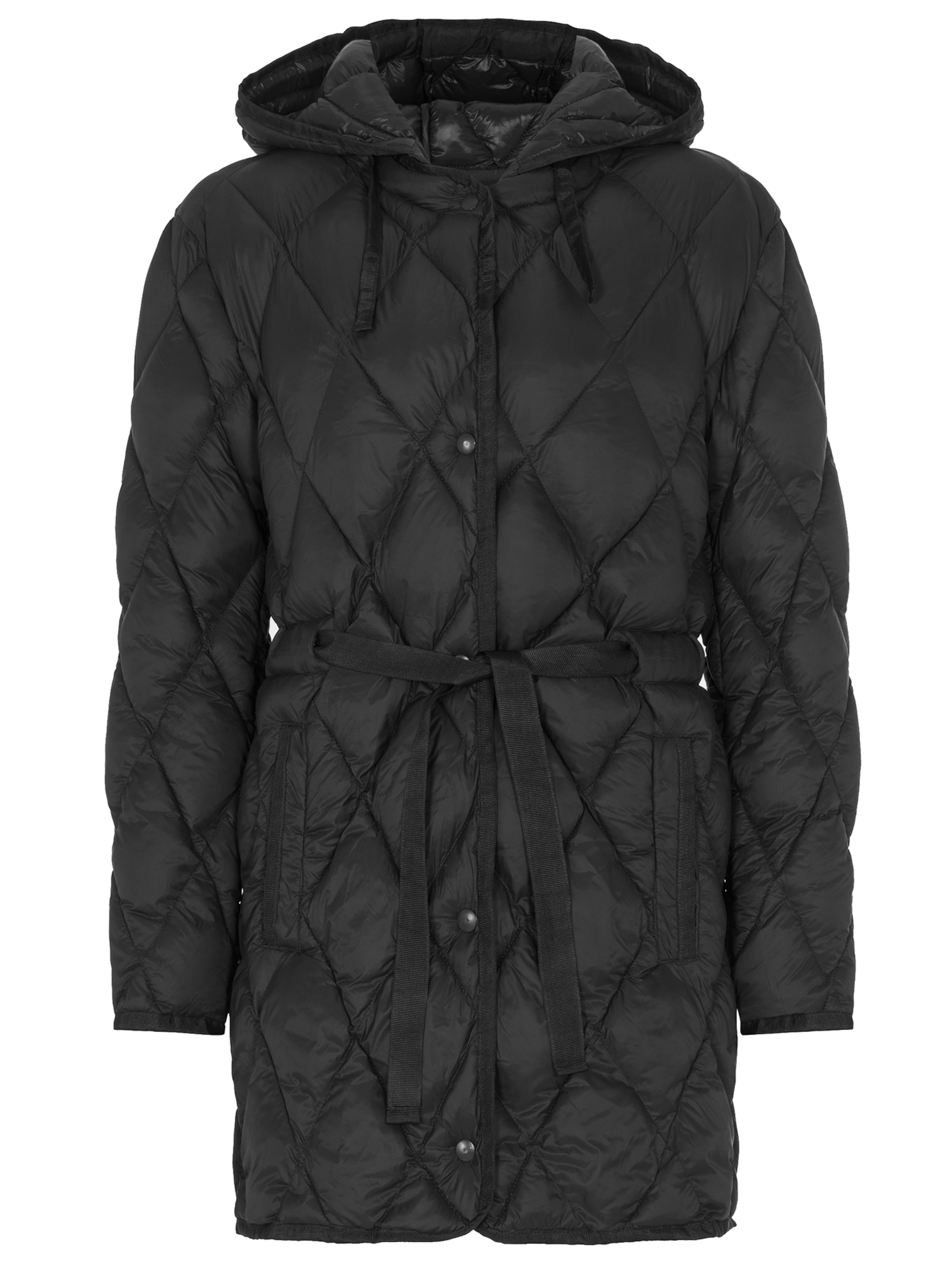 Geacă de iarnă de la Daniel Hills pe negru: față