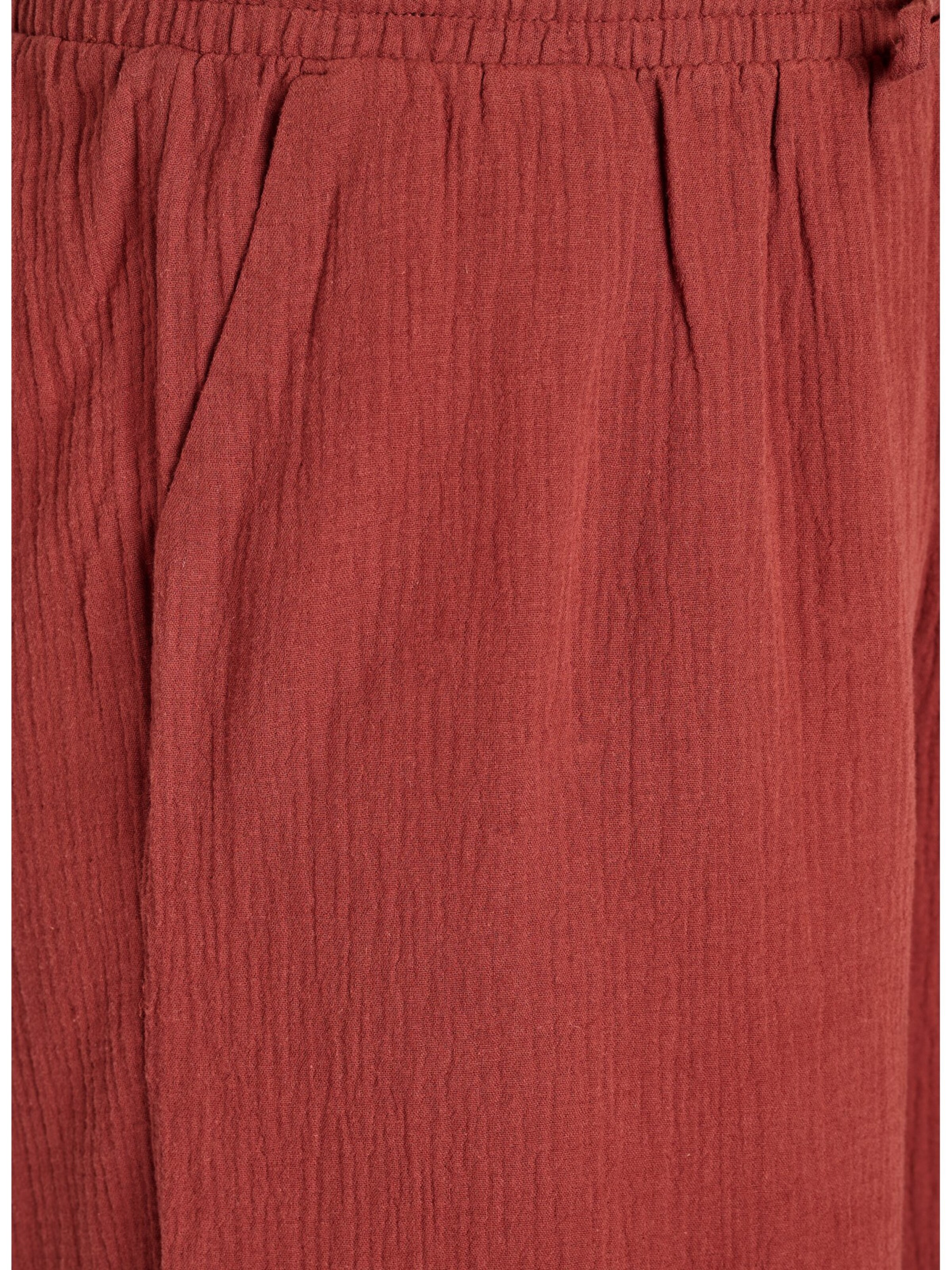 Largi Pantaloni 'Vvivu' de la Zizzi pe roșu