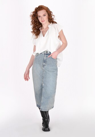 Chemisier 'Vintage' DreiMaster Vintage en blanc
