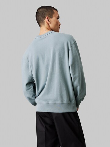 Calvin Klein Jeans Sweatshirt in Blauw