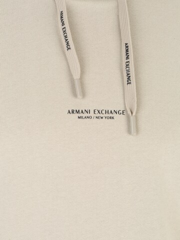 ARMANI EXCHANGE Rovný strih Mikina - Béžová