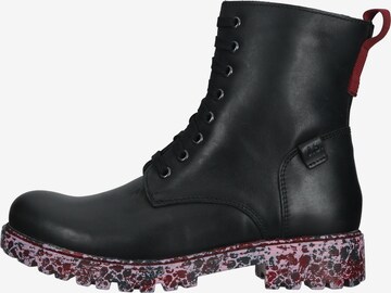 JOSEF SEIBEL Lace-Up Ankle Boots in Black