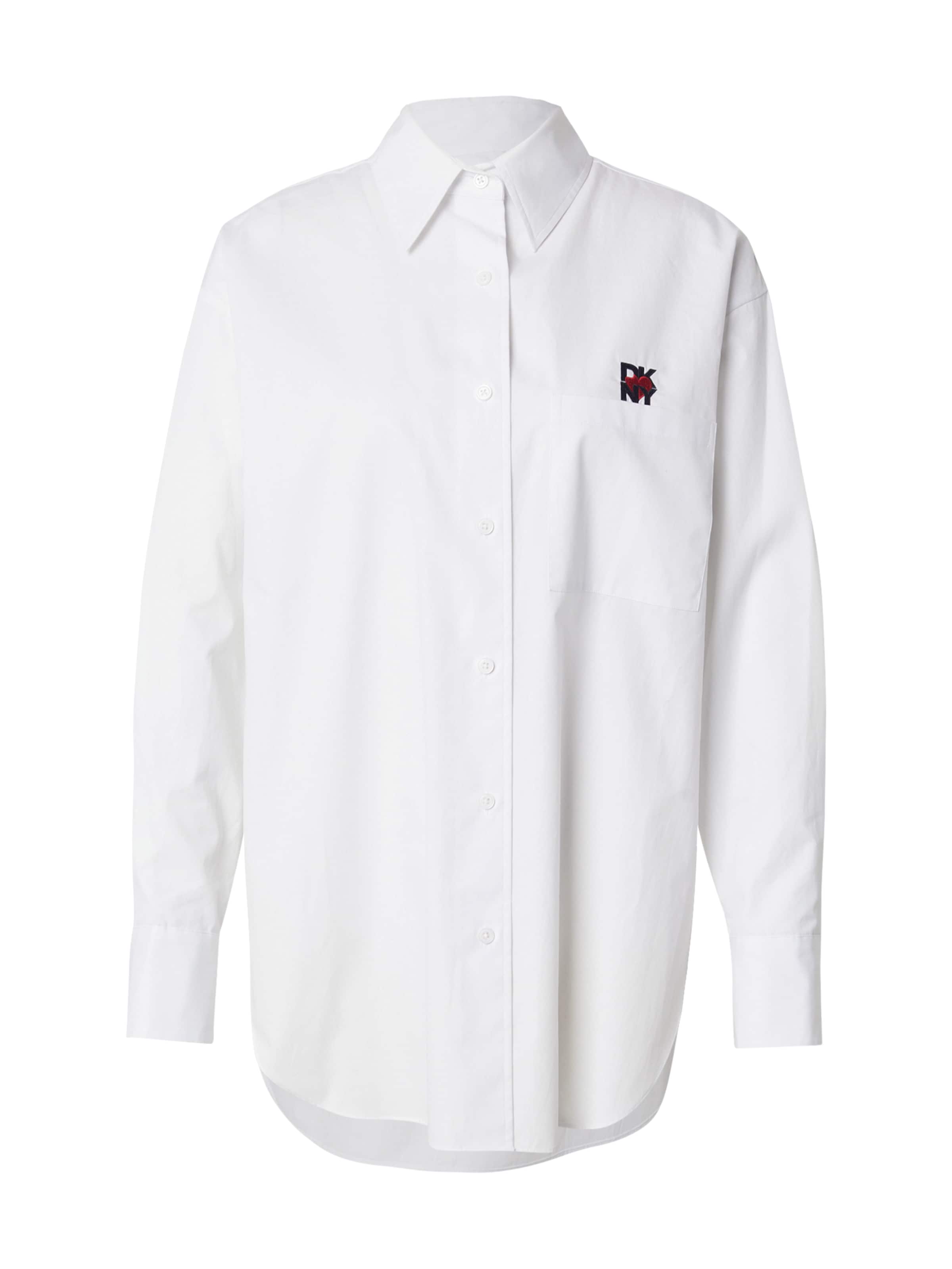 DKNY Blusa en blanco, Vista del producto