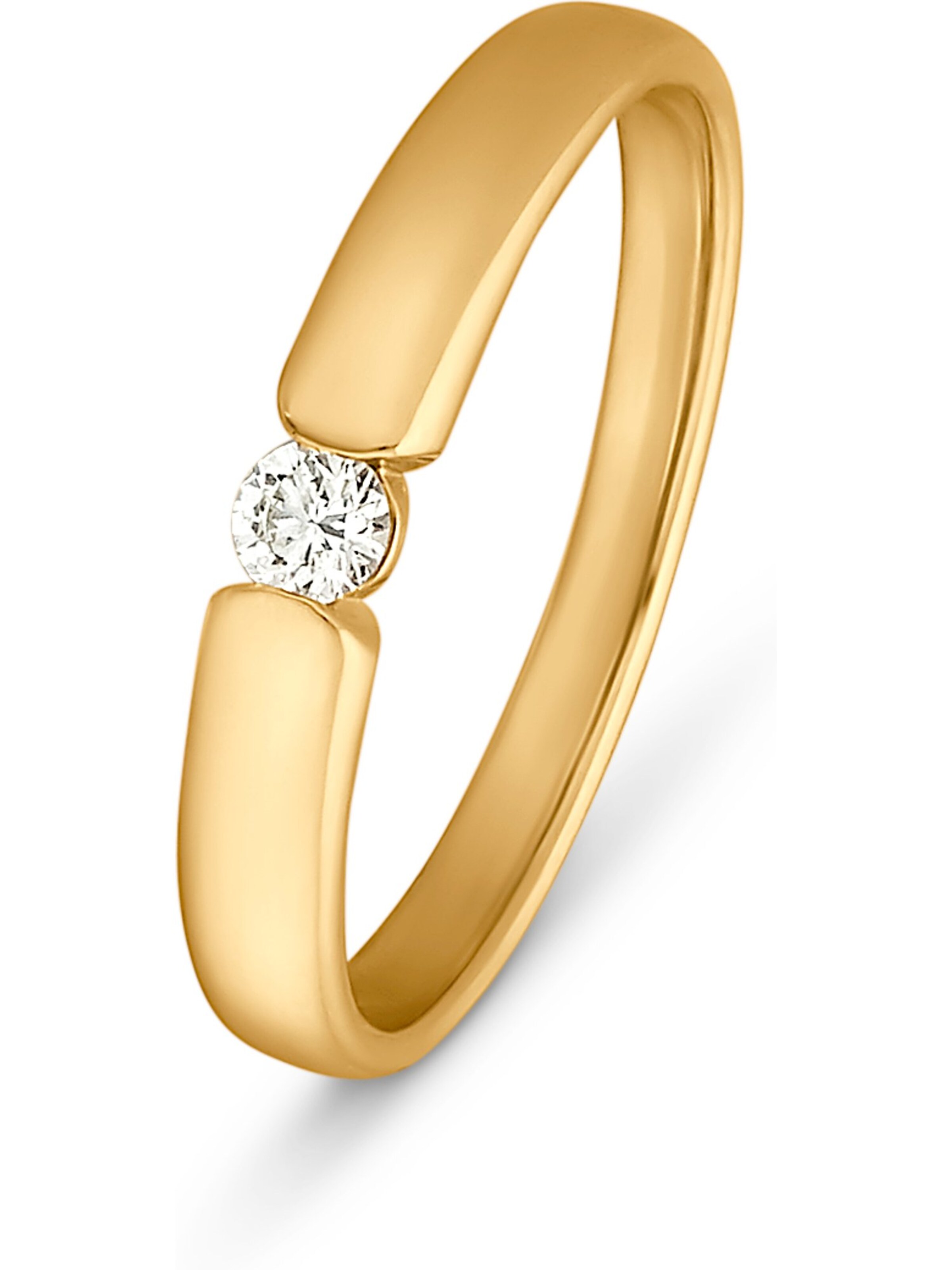 CHRIST Ring in Gold: Vorderseite