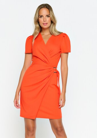 LolaLiza Φόρεμα σε πορτοκαλί: μπροστά