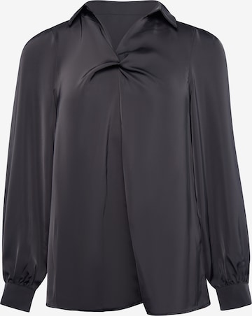 usha BLACK LABEL Blouse in Zwart: voorkant