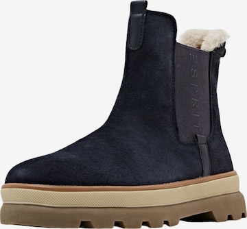 ESPRIT Ankle Boots in Blue: front