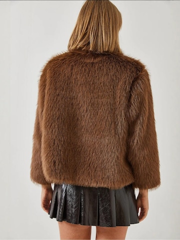 Veste mi-saison 'Kunstpelzmäntel' Bianco Lucci en marron