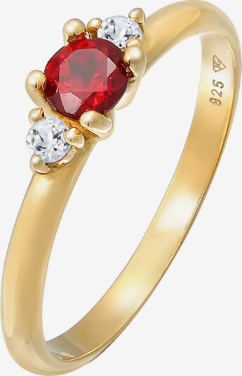 ELLI PREMIUM Bague en or / rouge, Vue avec produit