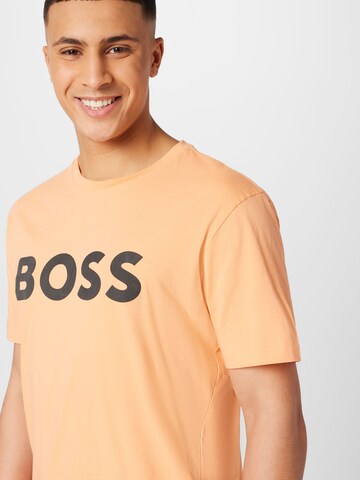 BOSS Orange Shirt 'Thinking 1' in Oranje