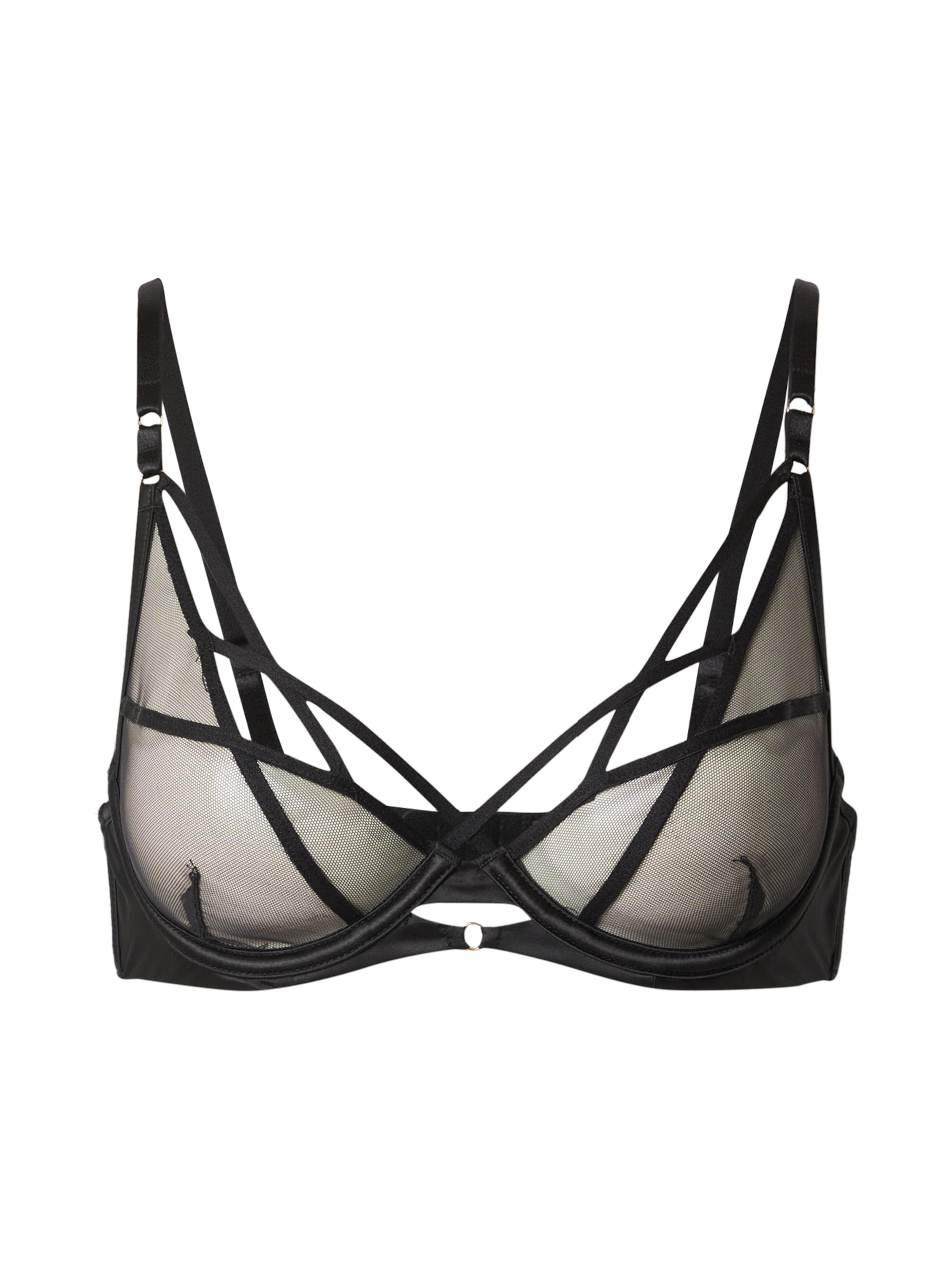 Triangolo Reggiseno 'JANA UP' di Hunkemöller in nero: frontale